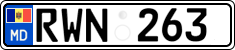 License plate of Moldova, Cars (2015)