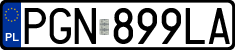 License plates of Poland, Regular car plates