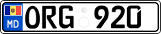 License plate of Moldova, Cars (2015)