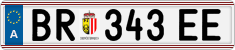 License plate of Austria, Regular plates