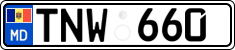 License plate of Moldova, Cars (2015)