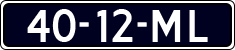 License plate of the Netherlands, Cars
