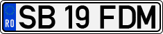 License plate of Romania, Regular plates