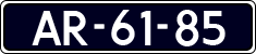 License plate of the Netherlands, Imported oldtimers (cars)
