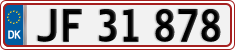 License plate of Denmark, Regular plates