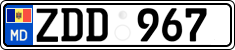 License plate of Moldova, Cars (2015)