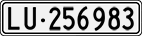 License plate of Switzerland, Cars