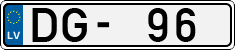 License plate of Latvia, Regular car plates