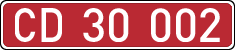License plates of Spain, Diplomatic
