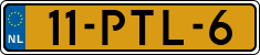 License plate of the Netherlands, Cars