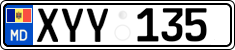 License plate of Moldova, Cars (2015)