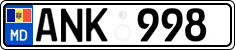 License plate of Moldova, Cars (2015)