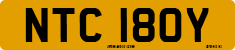 License plate of the United Kingdom, 1963 year system
