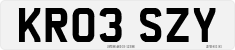 License plate of the United Kingdom, 2001 year system