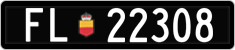 License plate of Liechtenstein, Cars