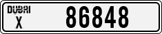 License plate of the UAE, Dubai, Cars