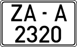 License plates of Spain, 1971 year series