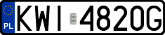 License plates of Poland, Regular car plates