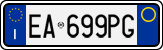 License plate of Italy, Cars (1994 year series)