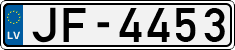 License plate of Latvia, Regular car plates