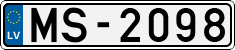 License plate of Latvia, Regular car plates