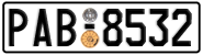 License plate of Greece, Cars