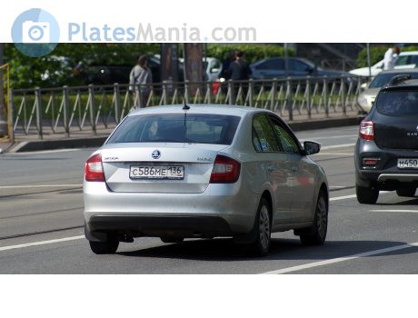с586ме136, Skoda Rapid