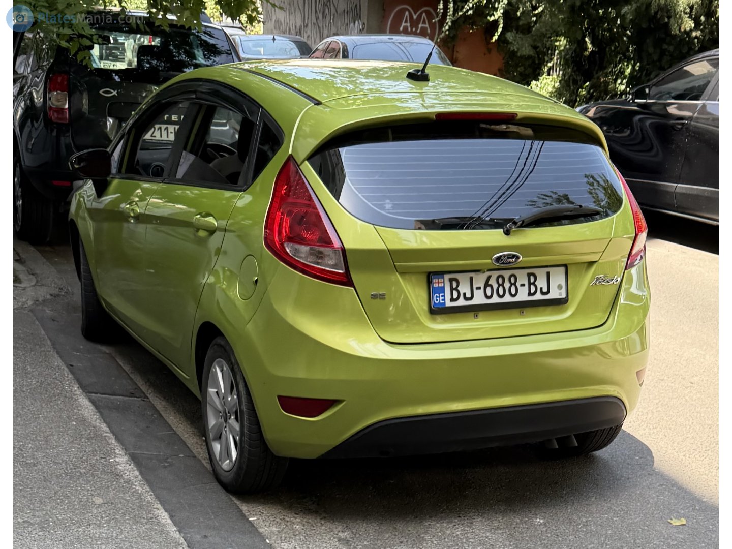BJ-688-BJ, Ford Fiesta 6th gen 5-door Hatch (B299; JA8), 2008–2013