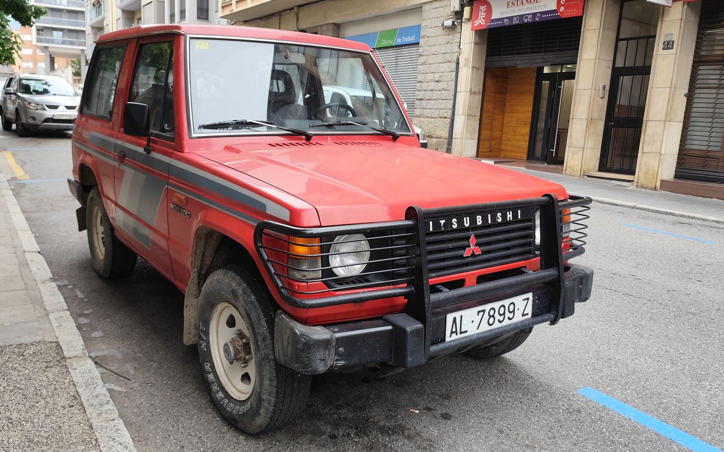 AL 7899 Z, Mitsubishi Montero 1st gen 3-door SUV (L040/N*), 1982–1991