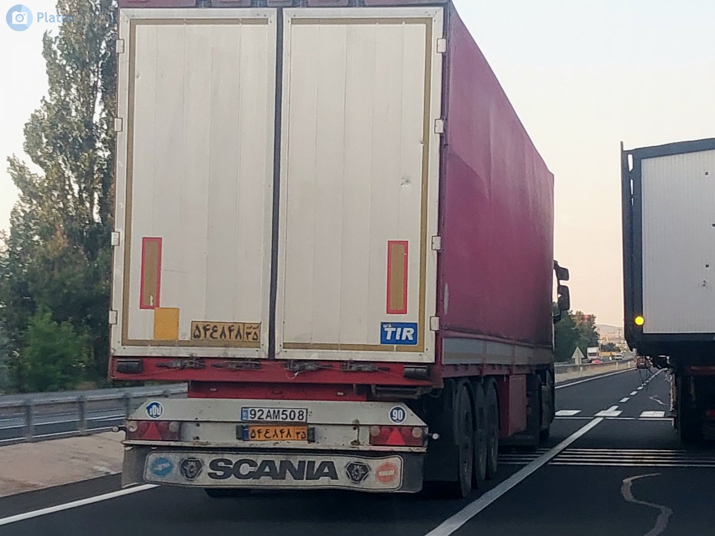 92AM508, License plates for driving abroad (2015) 
