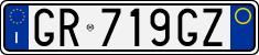 License plate of Italy, Cars (1994 year series)