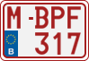 License plate of Belgium, Regular plates (2010)