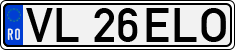 License plate of Romania, Regular plates