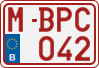 License plate of Belgium, Regular plates (2010)