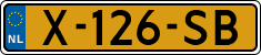 License plate of the Netherlands, Cars