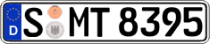 German license plate, Regular plates