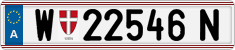 License plate of Austria, Regular plates
