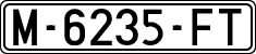License plates of Spain, 1971 year series