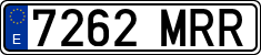 License plates of Spain, Ordinary (2000)