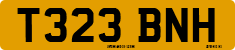 License plate of the United Kingdom, 1983 year system