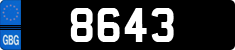 License plate of Guernsey, Regular plates