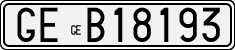 License plate of Italy, Cars (1927 year series)