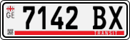 License plate of Georgia, Export transit plates