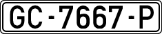 License plates of Spain, 1971 year series