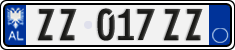 License plate of Albania, Cars (2011)