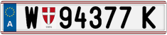 License plate of Austria, Regular plates