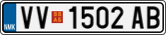 License plate of North Macedonia, Regular plates (2012)