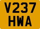 License plate of the United Kingdom, 1983 year system