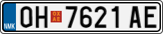 License plate of North Macedonia, Regular plates (2012)