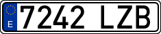 License plates of Spain, Ordinary (2000)